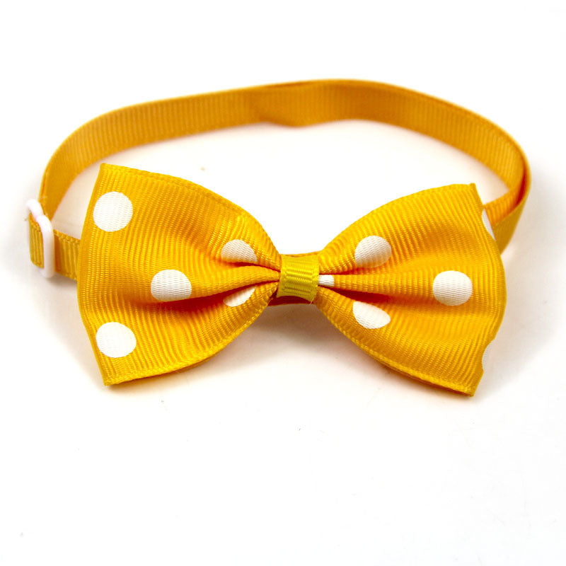Pet Supplies Accessories Polka Dot Bow Tie