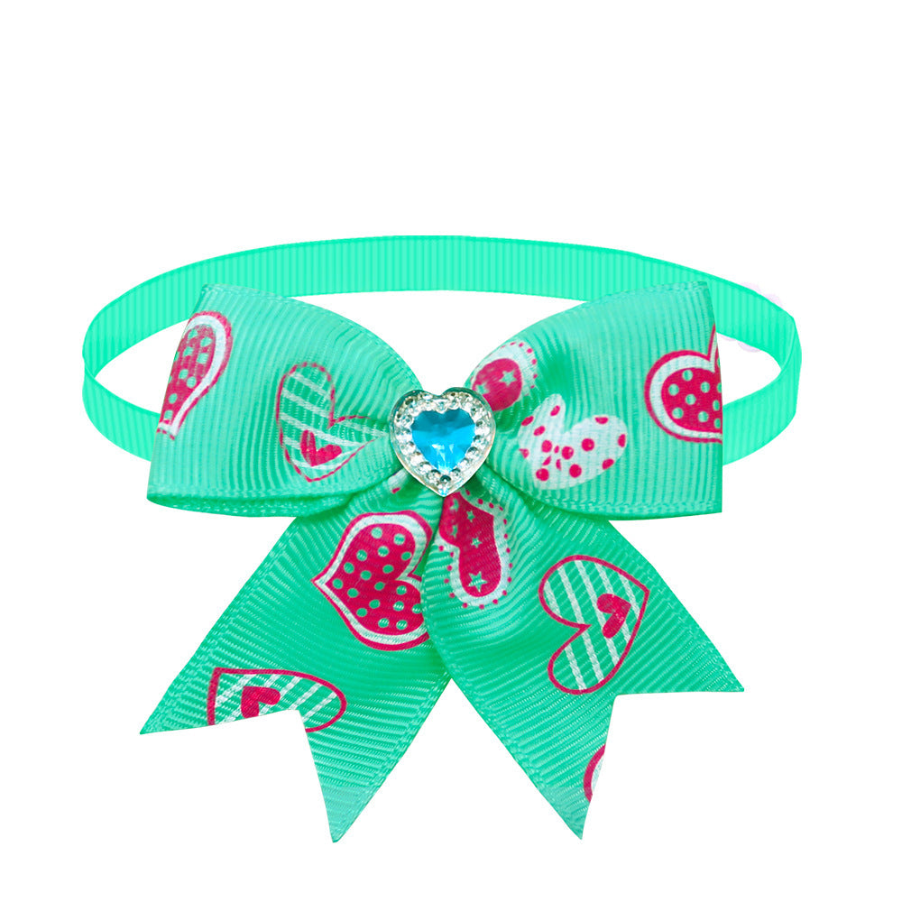 Pet Love Diamond Bow Tie Bow