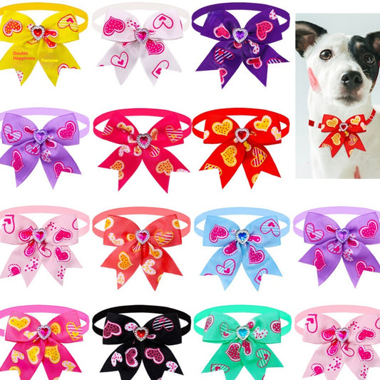 Pet Love Diamond Bow Tie Bow