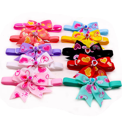 Pet Love Diamond Bow Tie Bow