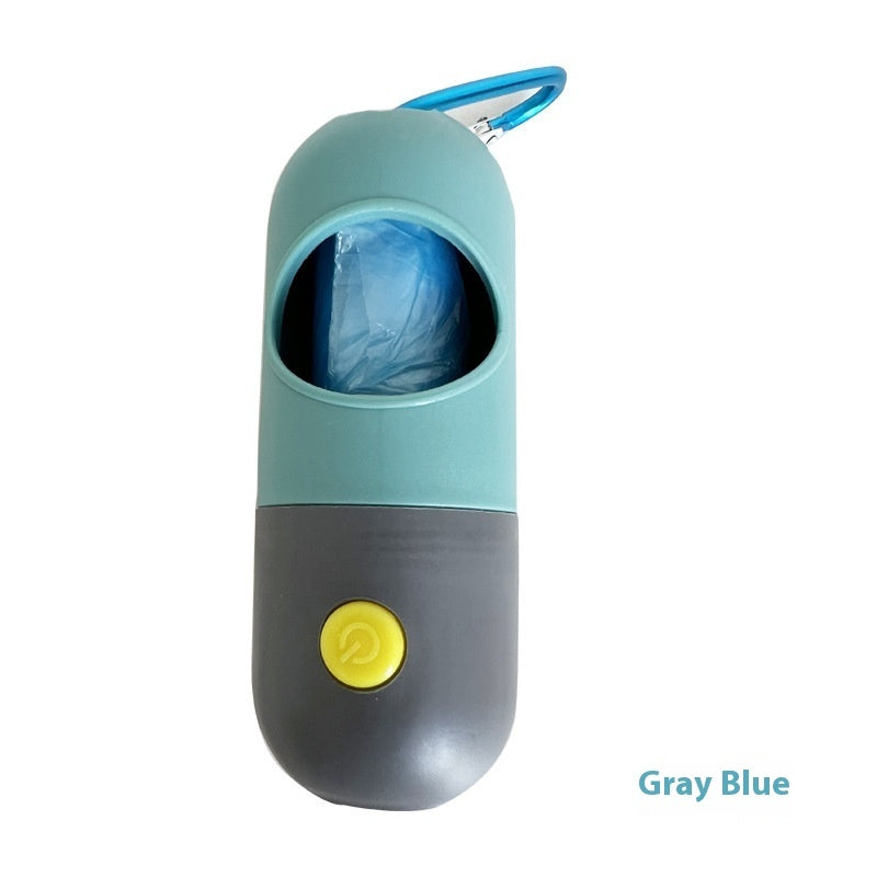 Led Light Pet Waste Bag Dispenser For Dogs Cats