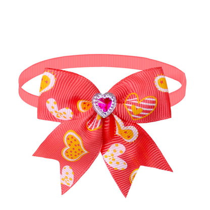 Pet Love Diamond Bow Tie Bow