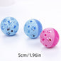Colored Plastic Bell Mesh Hollow Sound Cat Teasing Ball