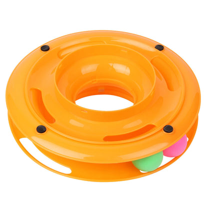 Pet Cat Crazy Ball Disk Interactive Toys