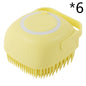 Silicone Dog Bath Massage Gloves Brush