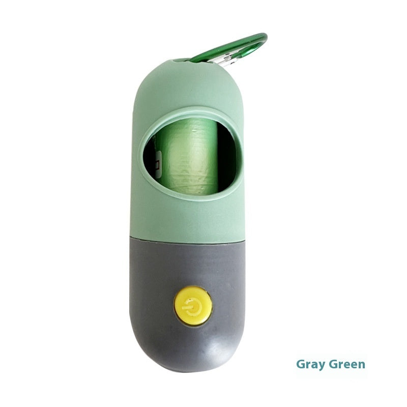 Led Light Pet Waste Bag Dispenser For Dogs Cats