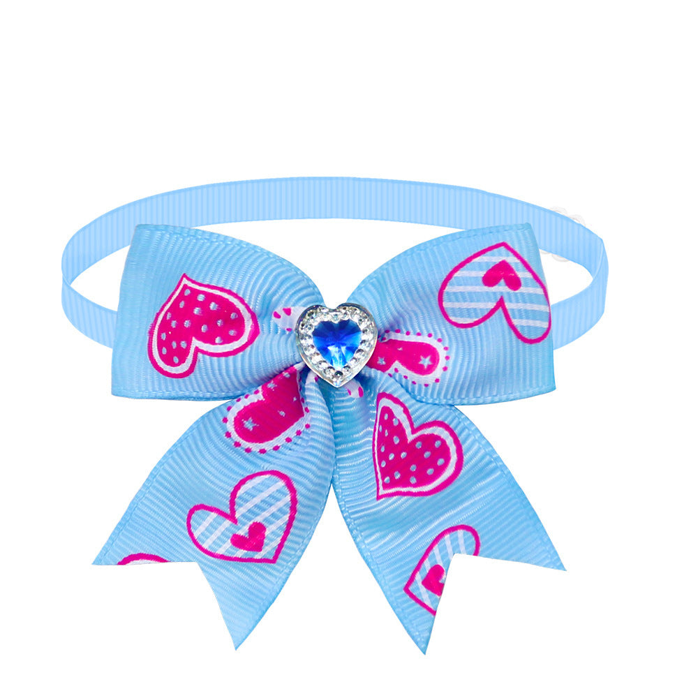 Pet Love Diamond Bow Tie Bow