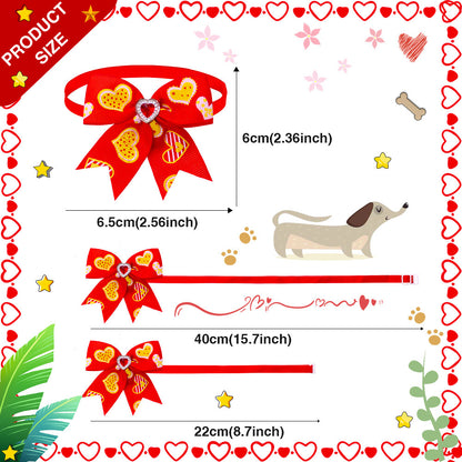 Pet Love Diamond Bow Tie Bow